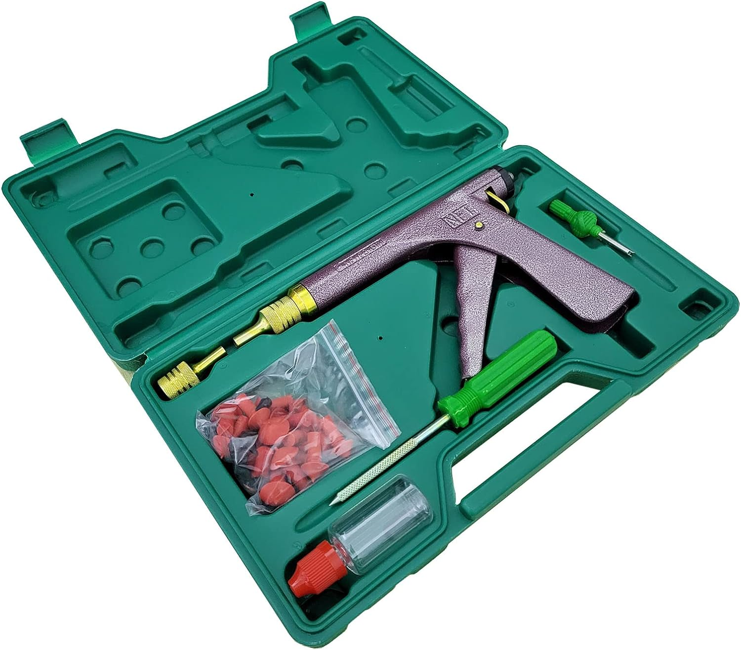 Auto Car Tubeless Repair with Storage Case Set for round Hole Tyre Fixing Puncture Plug Mending image number 3