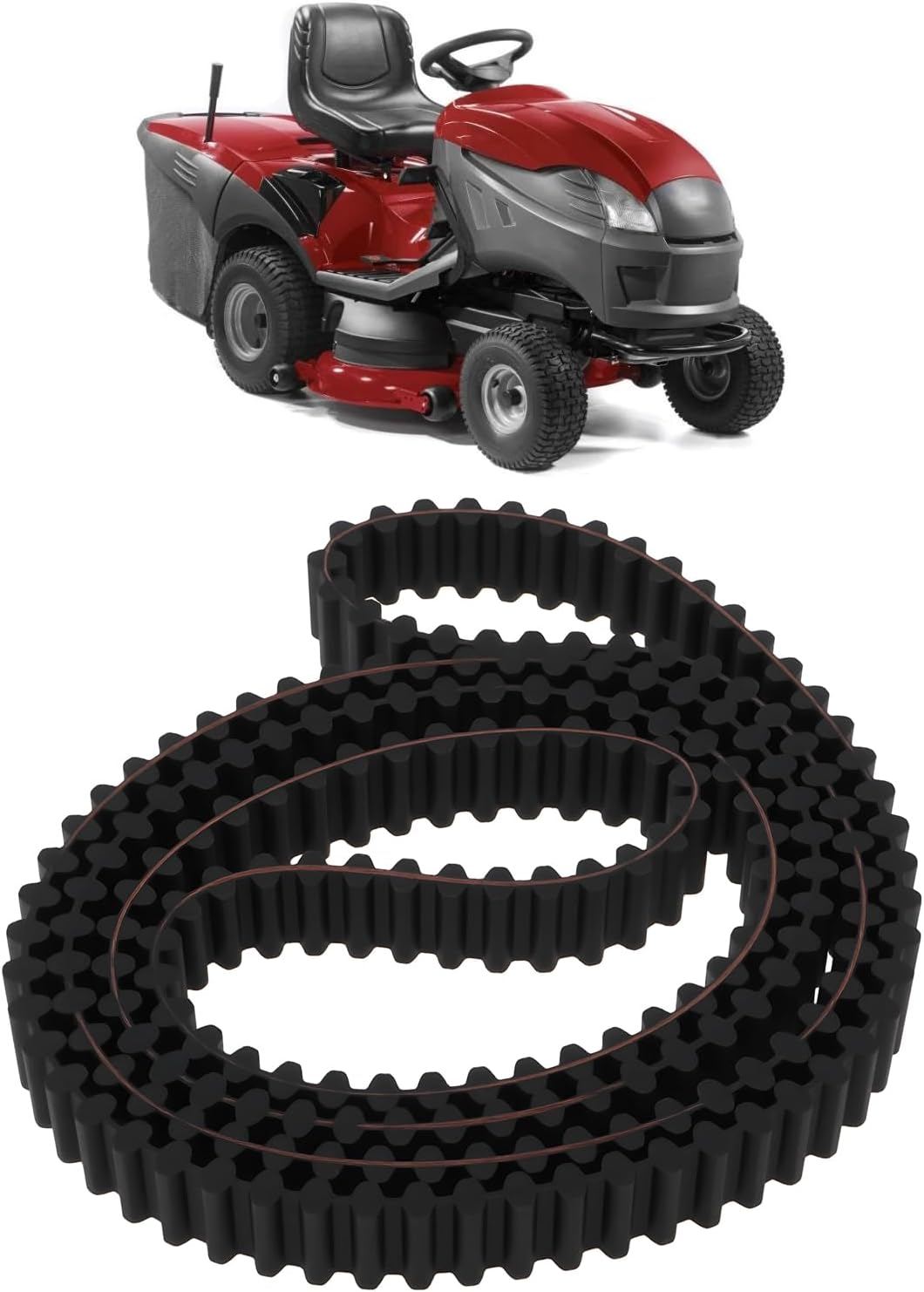 Emsea Lawnmower Timing Belt 1600X20X8Mm 135065600 Compatible with CASTELGARDEN TC102 TCP102 image number 2