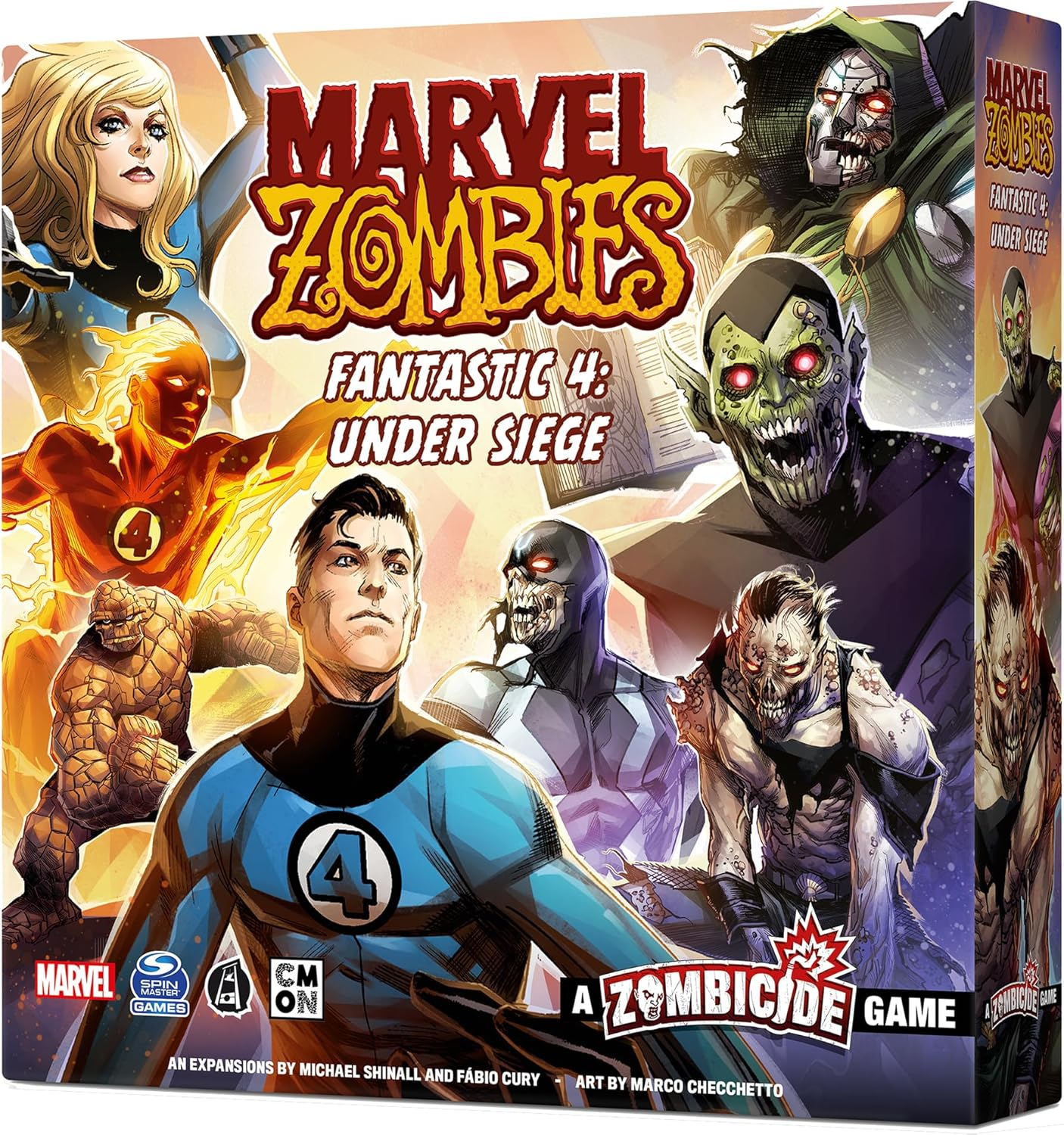 Asmodee Marvel Zombies Fantastic 4 under Siege a Zombicide Game