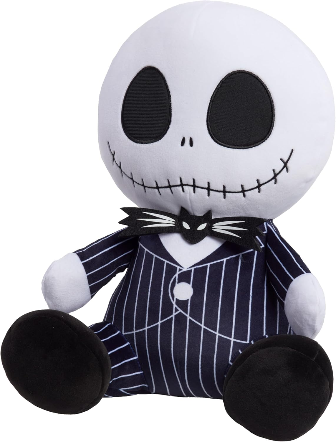 Disney Tim Burton&rsquo;S the Nightmare before Christmas Jack Skellington Comfort Weighted Plush, Kids Toys for Ages 3 up by Just Play image number 2
