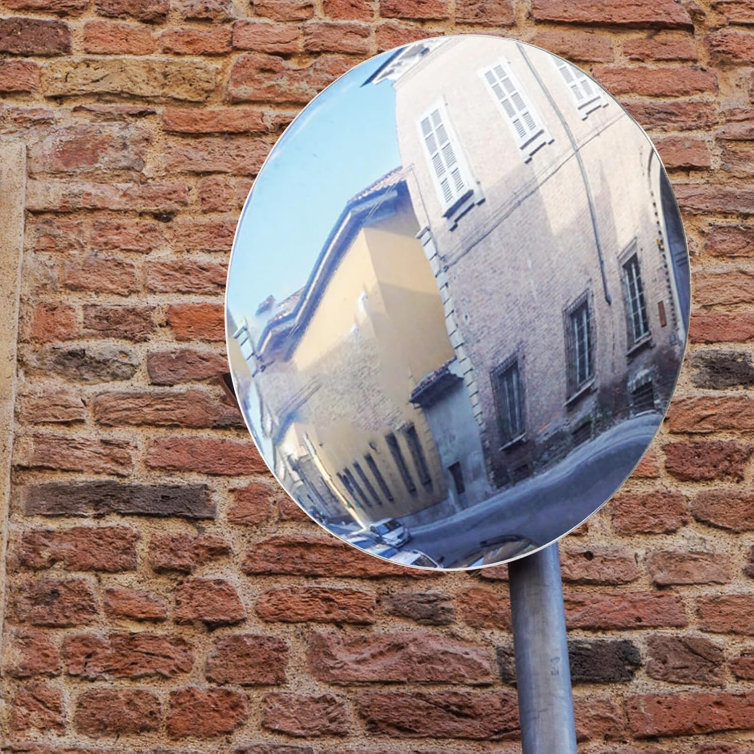 Iplusmile Anti-Theft Mirror Wide Angle Lens for Enhanced Visibility for Driveways Garages and Indoor Security with Materials image number 2