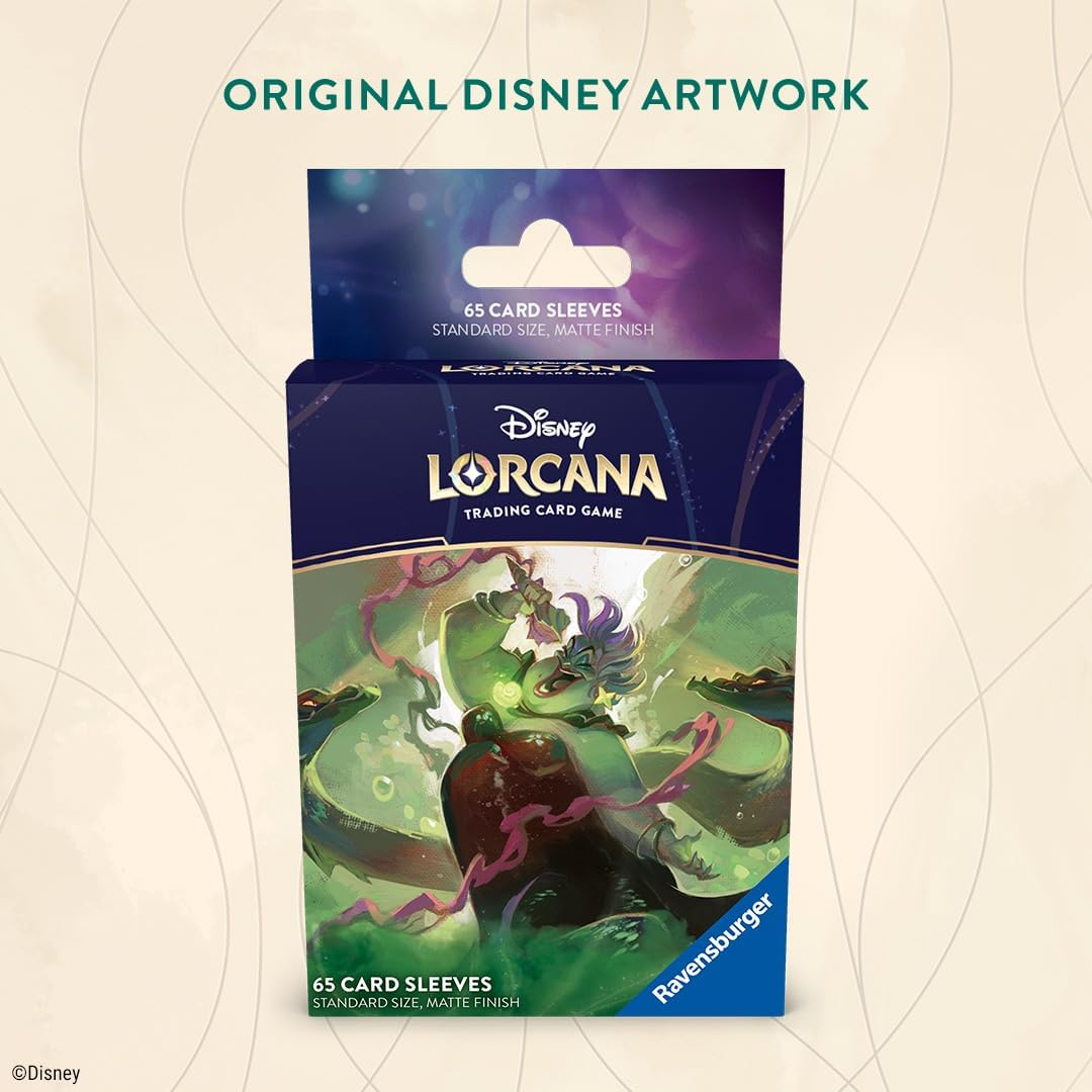 Ravensburger Disney Lorcana S7 Archazia'S Island Sleeves: Ursula &ndash; Deceiver of All image number 3