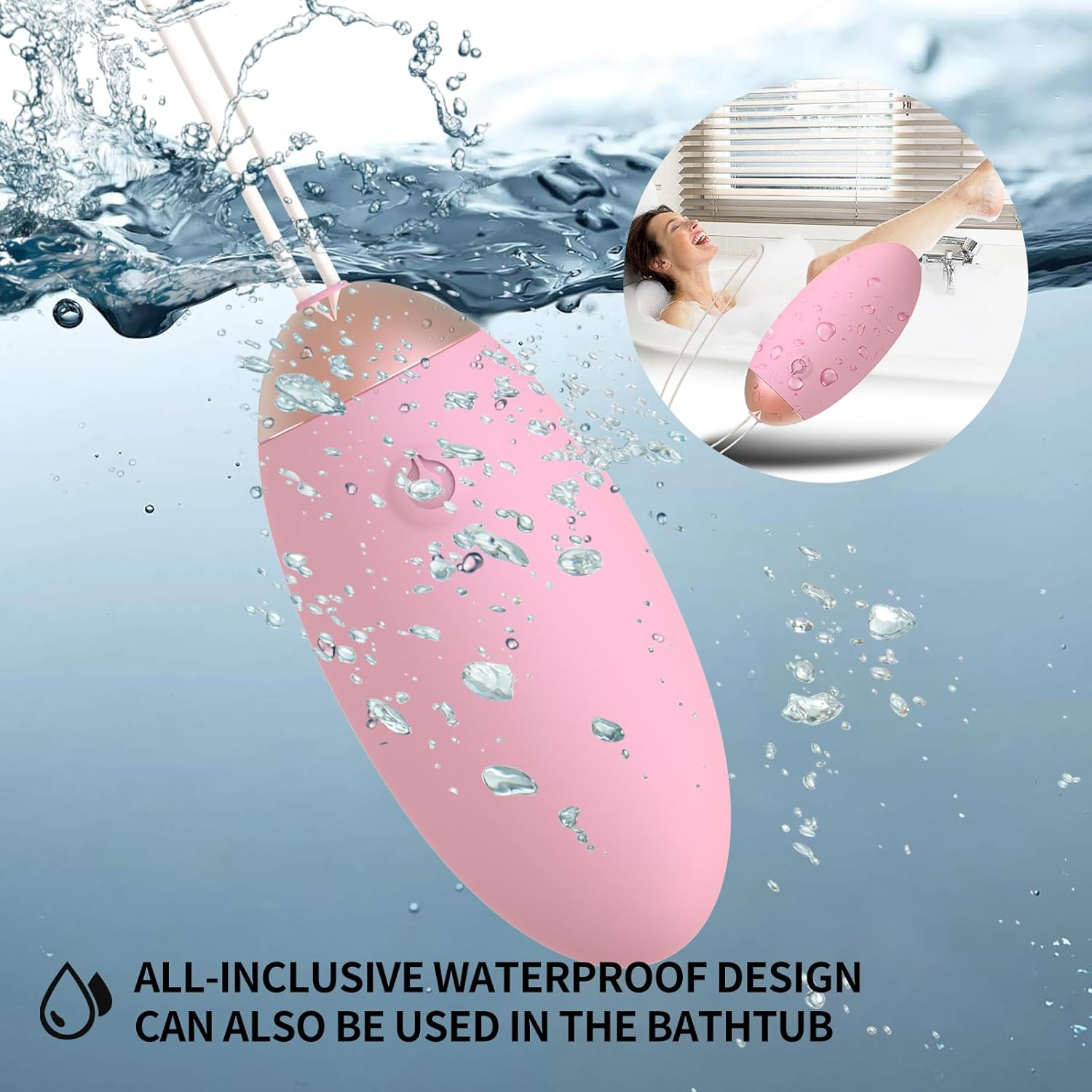 COREXPOWER Remote Control Vibrator for Women, Wearable Wireless Remote Vibrator Adult Toy, Mini Egg Shape Vibrator Bullet, Vibrating Ball for Women, Little Pink Rem image number 3