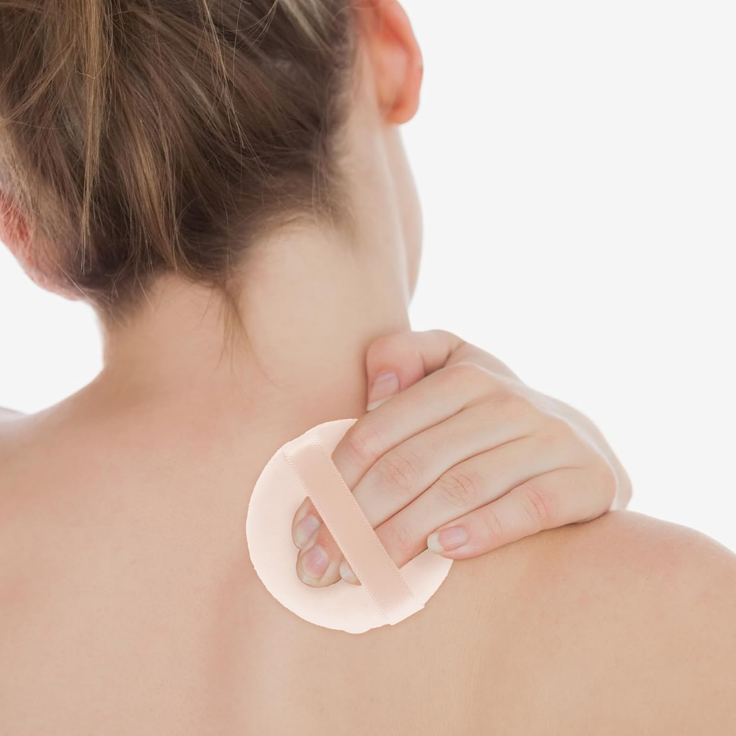 LXUEJIE Pack of 6 Loose Powder Puff round Powder Puff Makeup Cotton Powder Puff Face Sponge Cushion Puff round Velour Face Sponge for Foundation Blush Loose Setting Powder image number 1