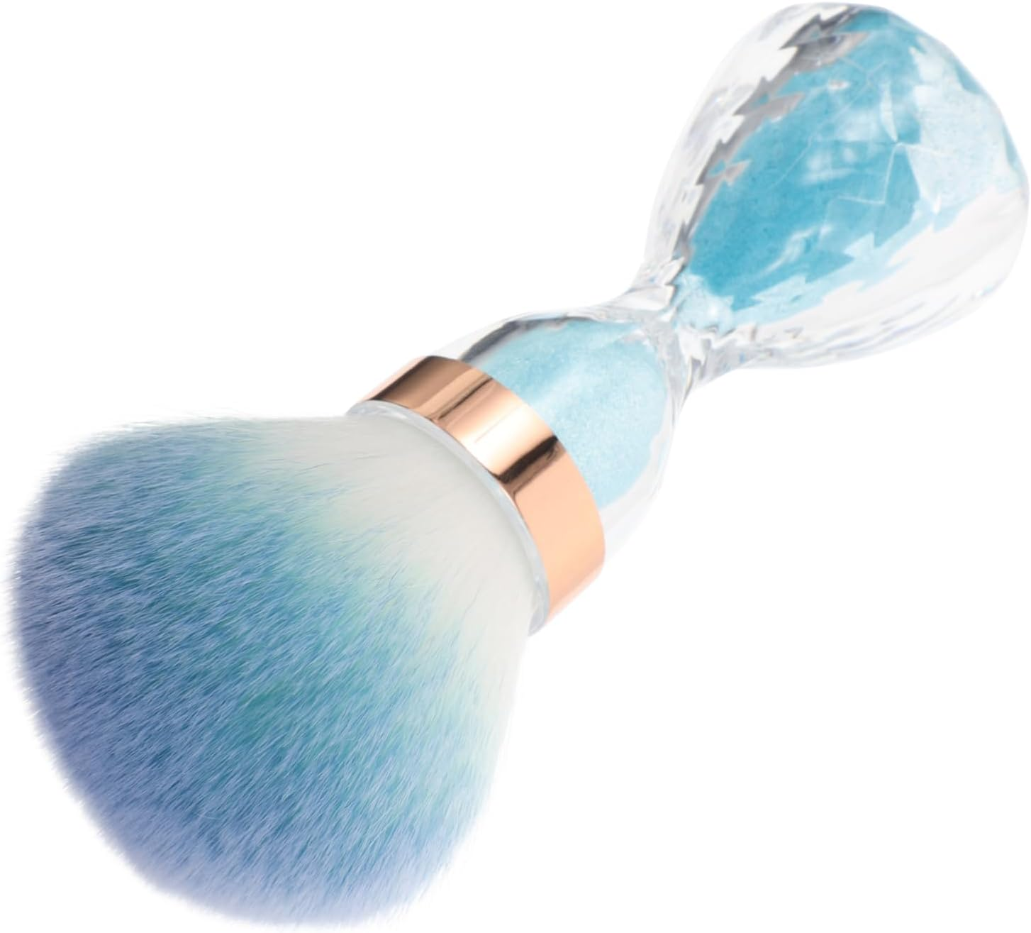 OHPHCALL Concealer Facial Brush Nail Clean up Brush for Soft Nail Art Powder Remover Brush Handle Grip for Acrylic Nails