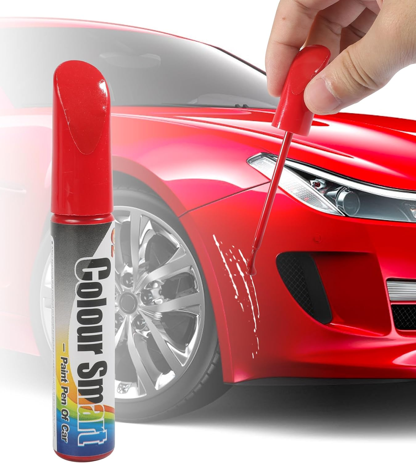 RACOONA Car Touch up Paint, Red, 1 Ml, Automotive, Car Paint Scratch Repair Pen, Outdoor Use, Rust Resistant