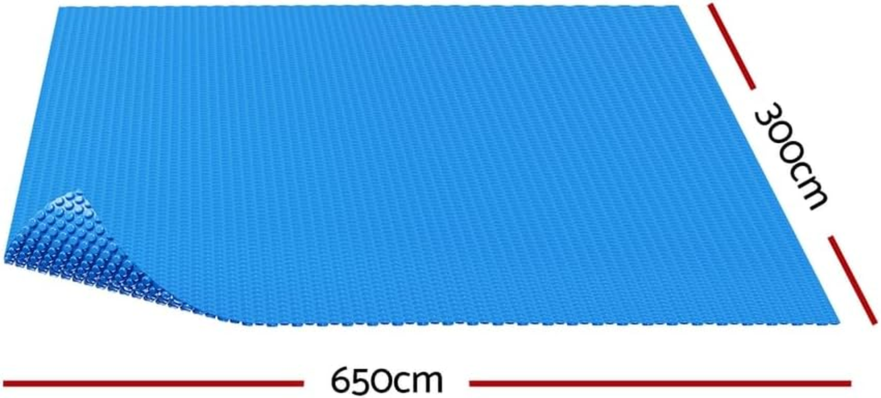 Aquabuddy Pool Cover 600 Micron Bubble Heat Solar Blanket Shed Blue 6.5X3M