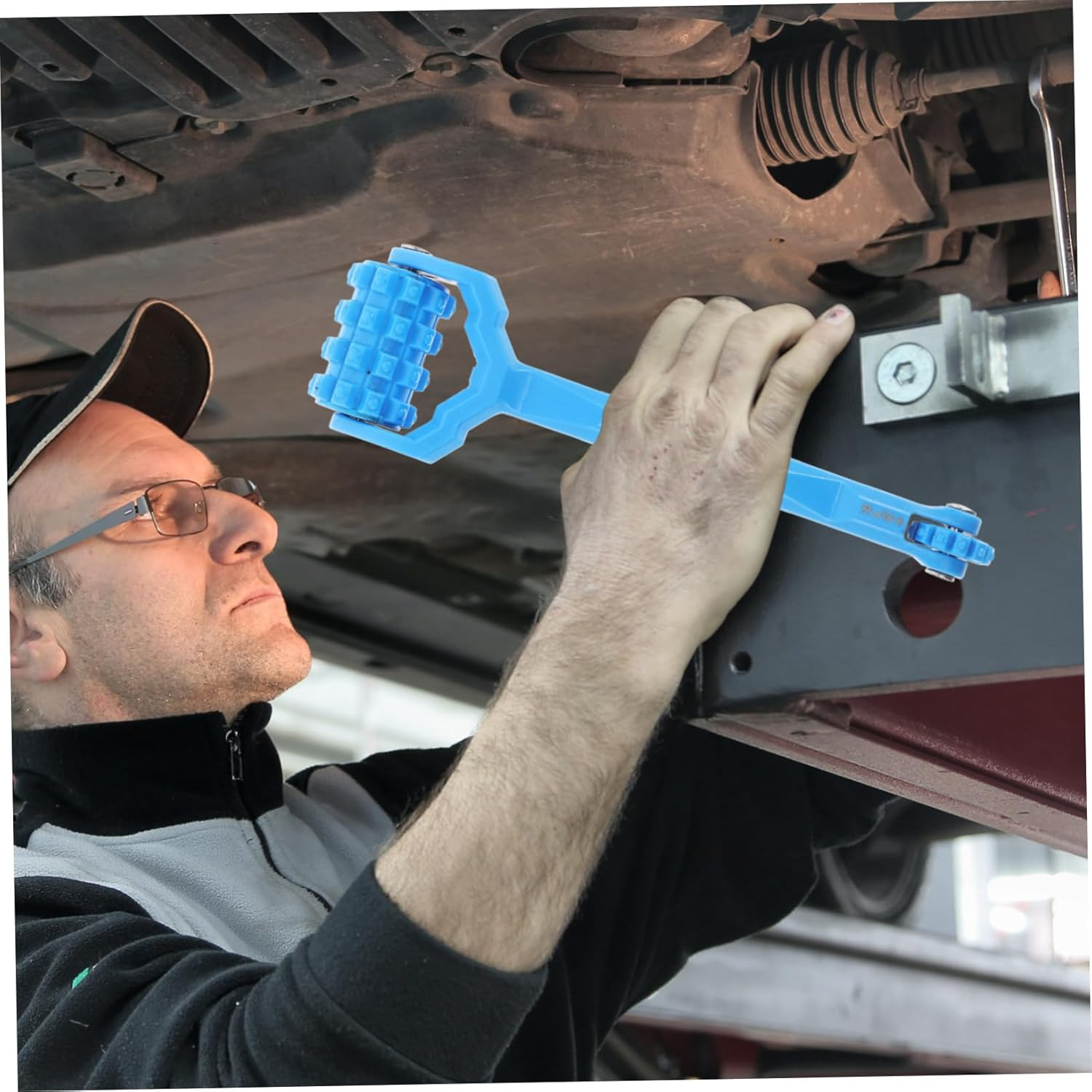 PLAFOPE Dual Head Car Sound Deadening Roller Tool Plastic Rollers for Noise Reduction Versatile for Automotive and Soundproofing image number 3