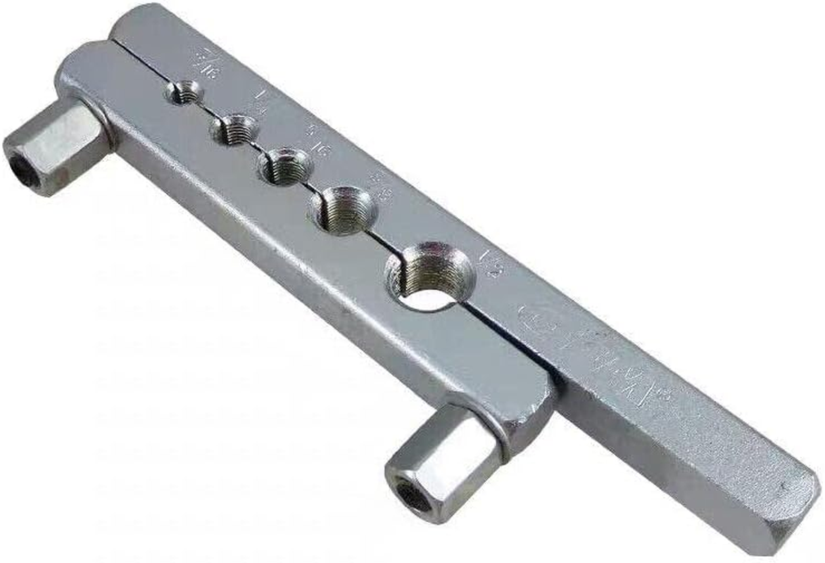 AIMALL Double Flaring Tool Kit with 5 Adapters 3/16" to 1/2", Single and Double Flare Brake Line Tool for Copper, Aluminium, and Soft Steel Tubing image number 4