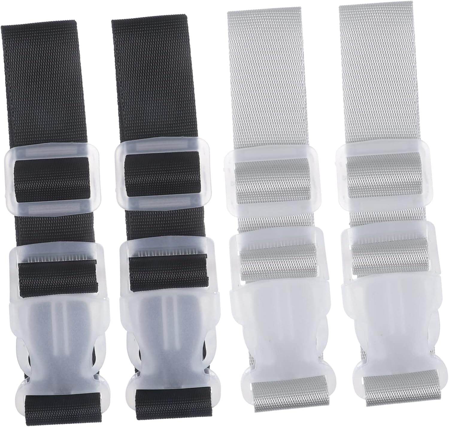 GAROZATION 4Pcs Luggage Straps Suitcase Buckle Straps Heavy Duty for Travel Hiking Camping image number 2