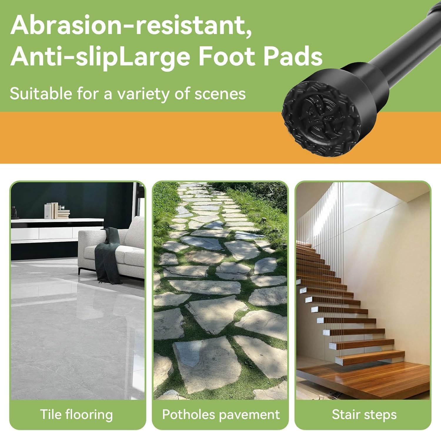 Forearm Crutches for Adults(1 Pair), Adjustable Arm Crutches, Aluminum Crutches for Walking, Folding Forearm Crutches, Non-Slip Crutches for Adults, Lightweight, Detachable, Portable, for Leg Support image number 4