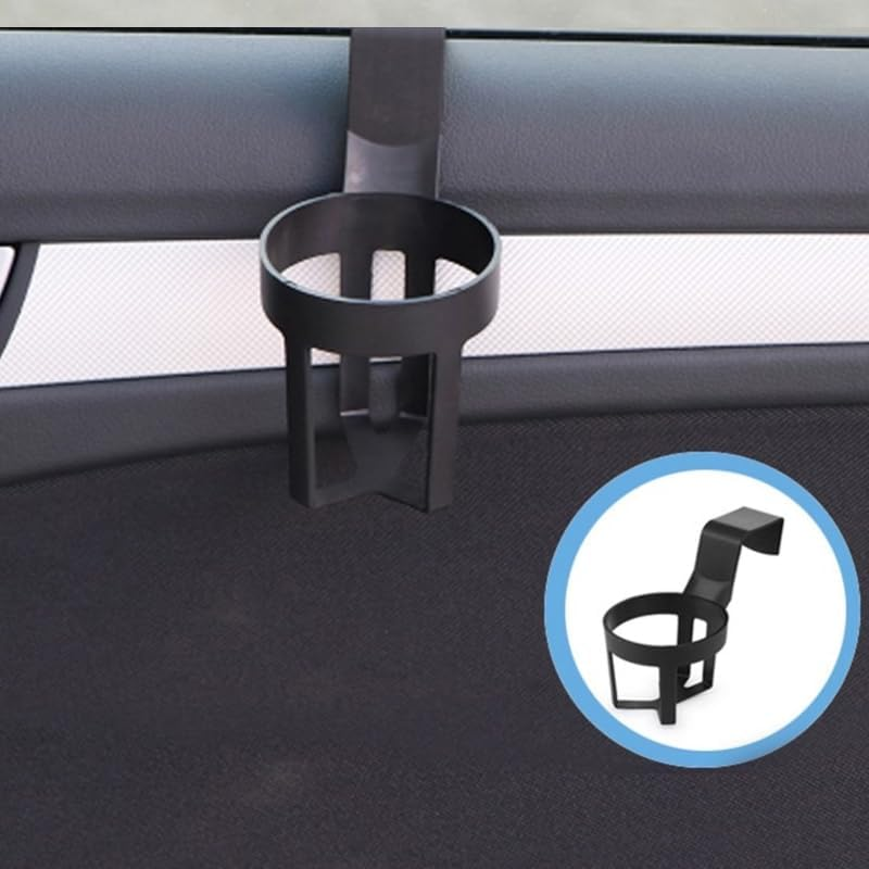 AIMALL 4PCS Universal Vehicle Car Truck Case Door Mount Drink Bottle Cup Holder Stand, Easy Installation, Fits Standard Cans and Bottles, Black image number 1