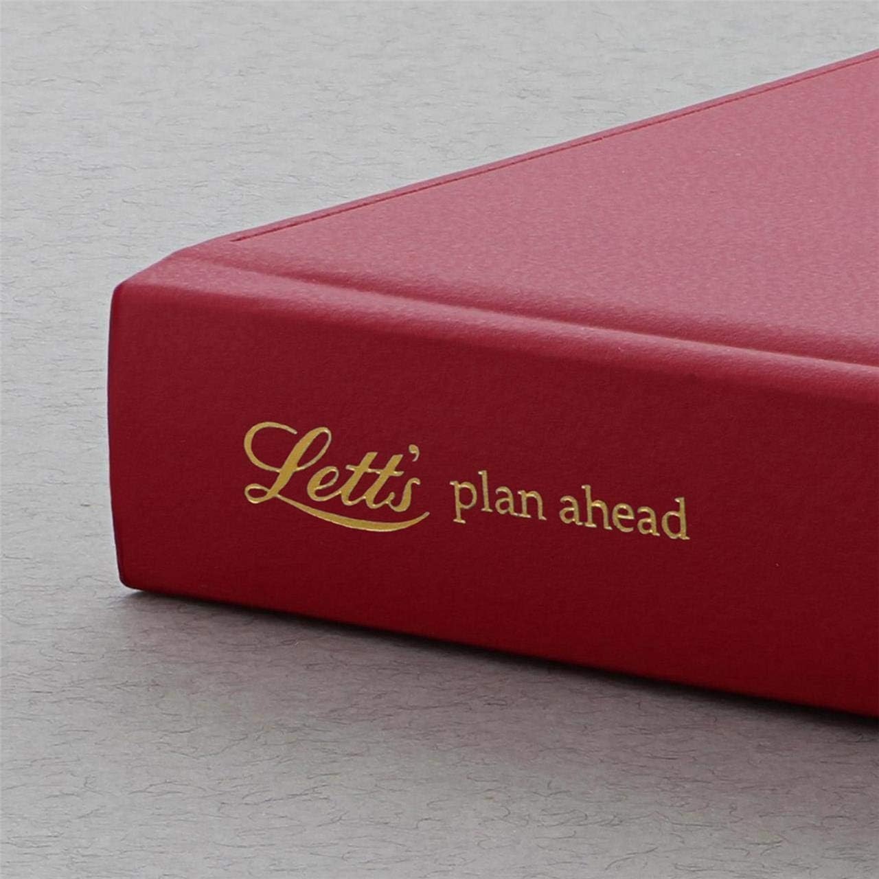 Letts of London Icon A5 5 Year Diary, Red image number 1