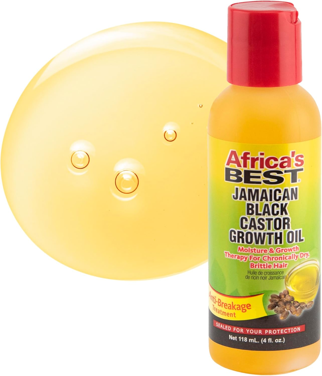 Africa'S Best Jamaican Black Castor Oil Growth Oil 118Ml (4Oz) image number 1
