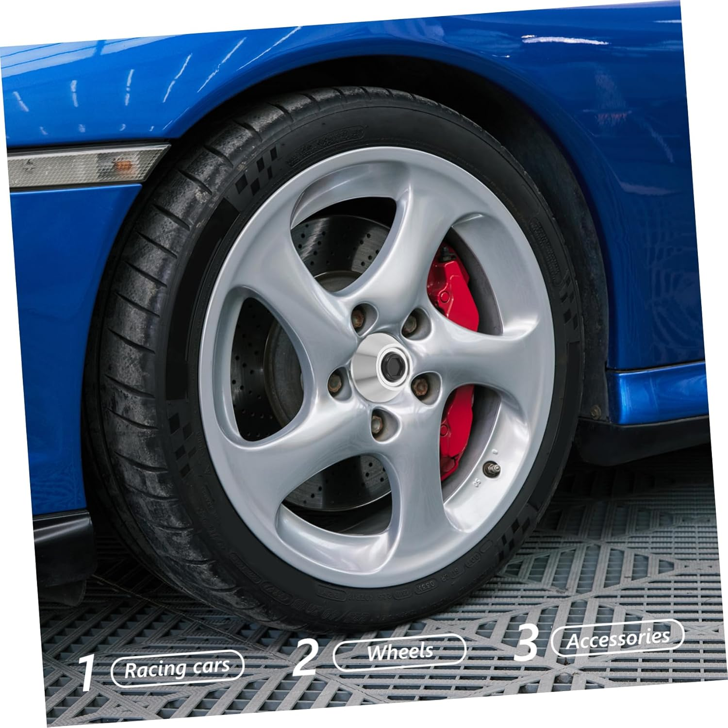 CLISPEED Aluminum Alloy Wheel Hubcaps for Racing Car Wheel Center Caps Inner Diameter Vehicle Rim Hub Caps for Automotive Accessories