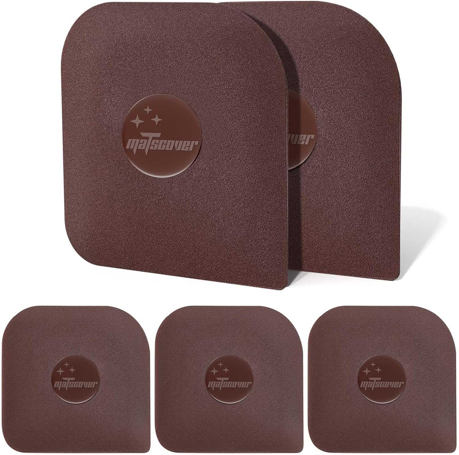 Pan and Pot Scraper, 5 Pcs Plastic Non-Scratch Kitchen Tool for Cast Iron Cleaning, Sturdy image number 5