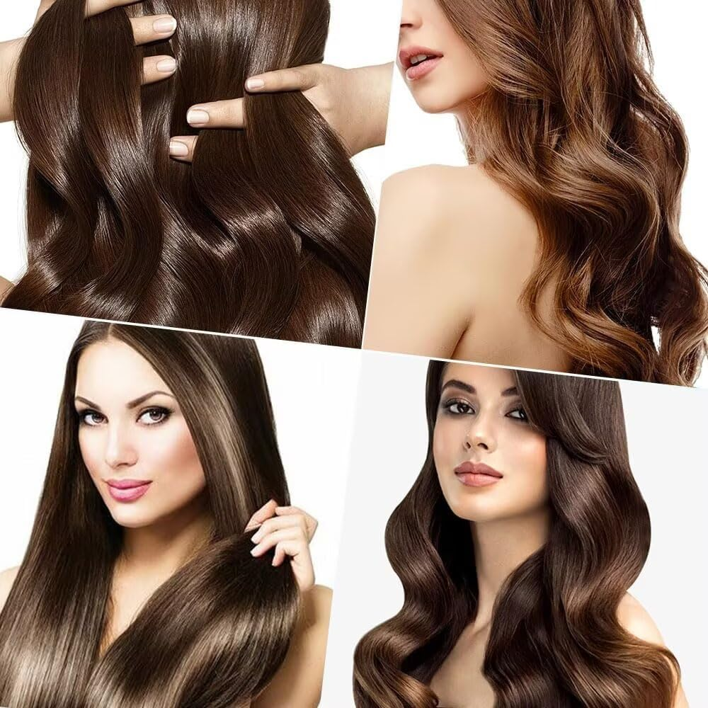 BOSENIYU 2 In1 Mini Dual Purpose Curling Wand Flat Iron, Portable Hair Straightener Travel Curling Tool for All Hair Types. (Orange) image number 3