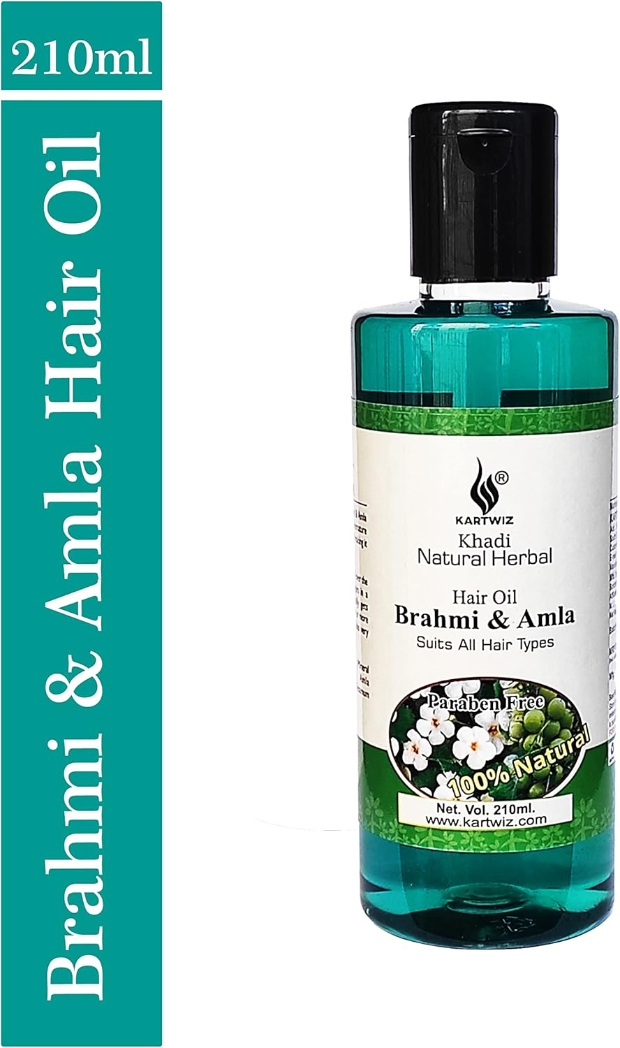Amla & Brahmi Hair Oil for Growth Pack of 1- (210 Ml) image number 1
