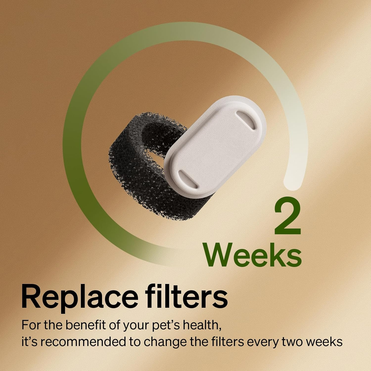 PETLIBRO 4/8 Packs Replacement Filters for Stainless Steel Cat Water Fountain PLWF003 & PLWF006, 2/4 Months Set of Replacement Filters Fot Pet Water Fountain Stainless Steel image number 3