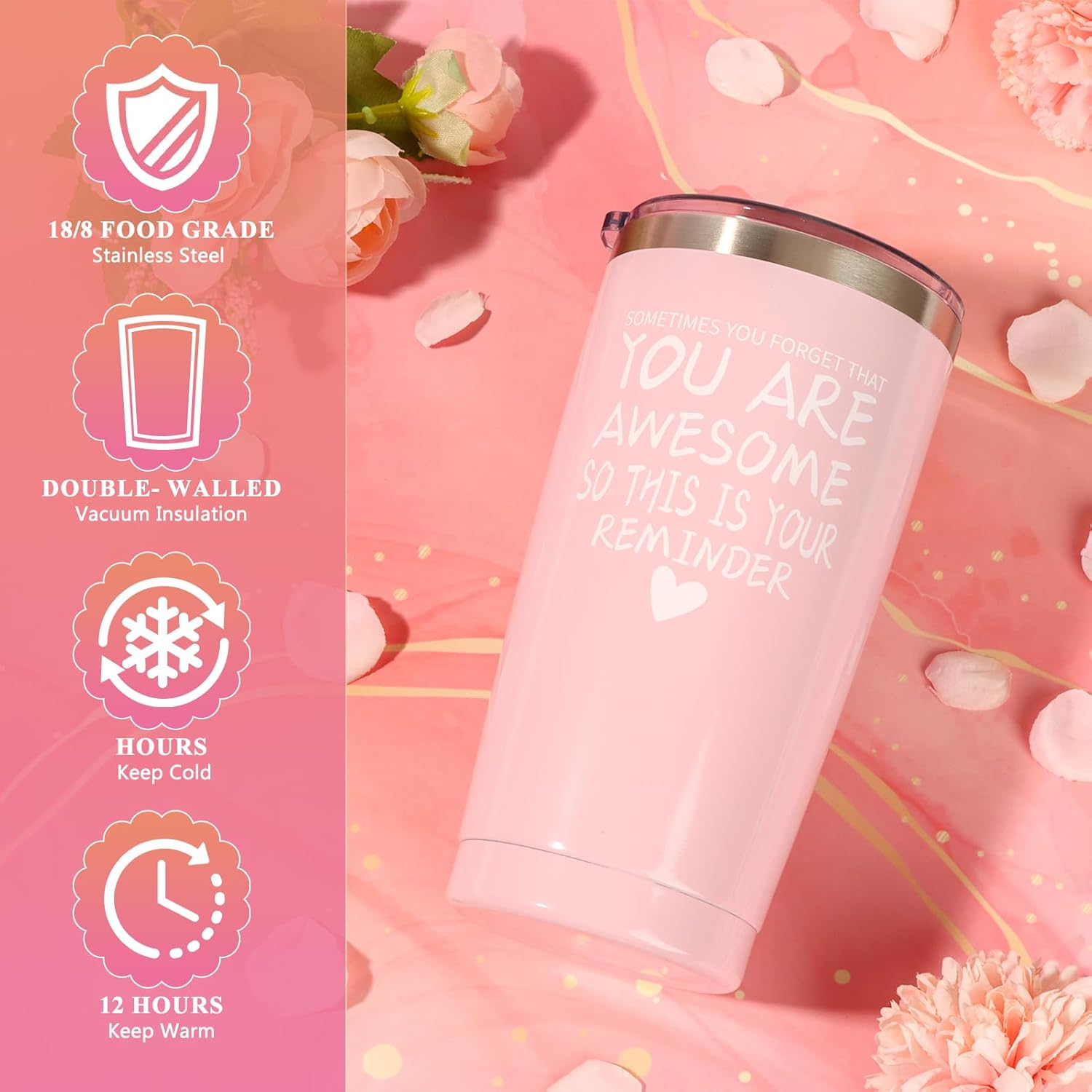 Birthday Gifts for Women, Girls Mom Wife Girlfriend Sister Friends Teacher Nurse Her, Mother'S Day, Christmas, Valentine'S Day Gift, Self Care Gifts for Women image number 6