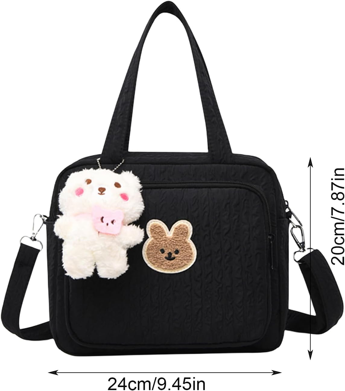 Diaper Bag - Carry Bag with Large Capacity | Windel Organizer for Room and Car For, Durable Travel Wrap Pocket, Portable Holder with Multiple Compart - Beige image number 7