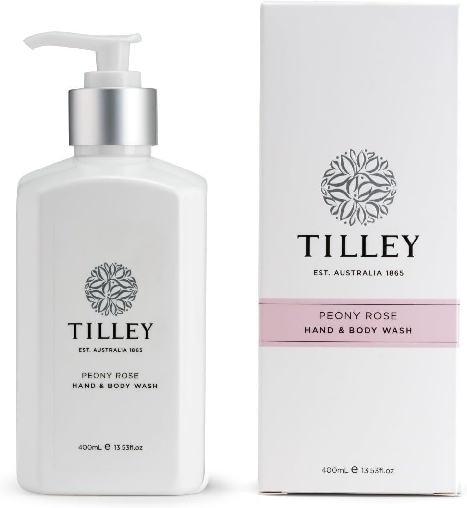 Tilley Classic White Peony Rose Hand & Body Wash 400 Ml
