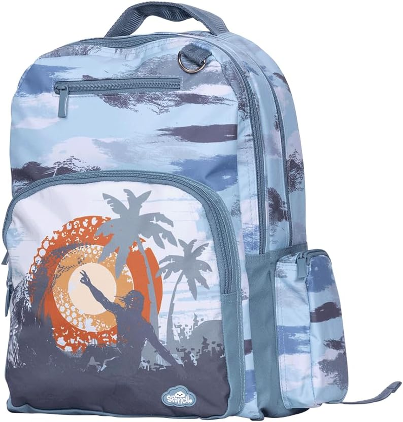 Kids Backpack | Big Kids Backpack - Island Vides Surfing | Kids School Bag | Austrailia'S Favourite Schoolbag image number 4