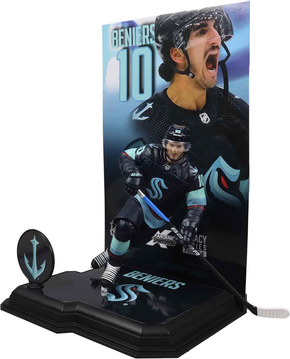 Mcfarlane Toys - Matty Beniers (Seattle Kraken) NHL 7In Posed Figure, Mcfarlane'S Sportspicks image number 2