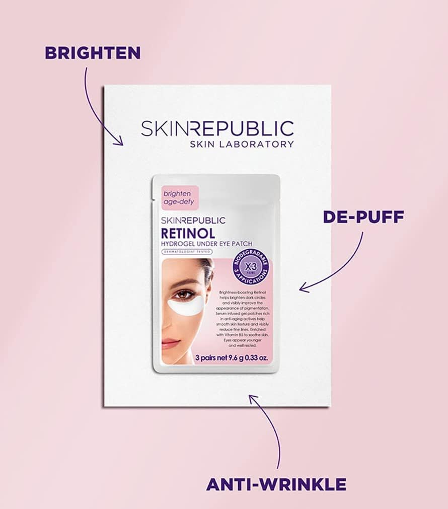 Skin Republic Retinol Hydrogel under Eye Patch 9.6 G image number 2