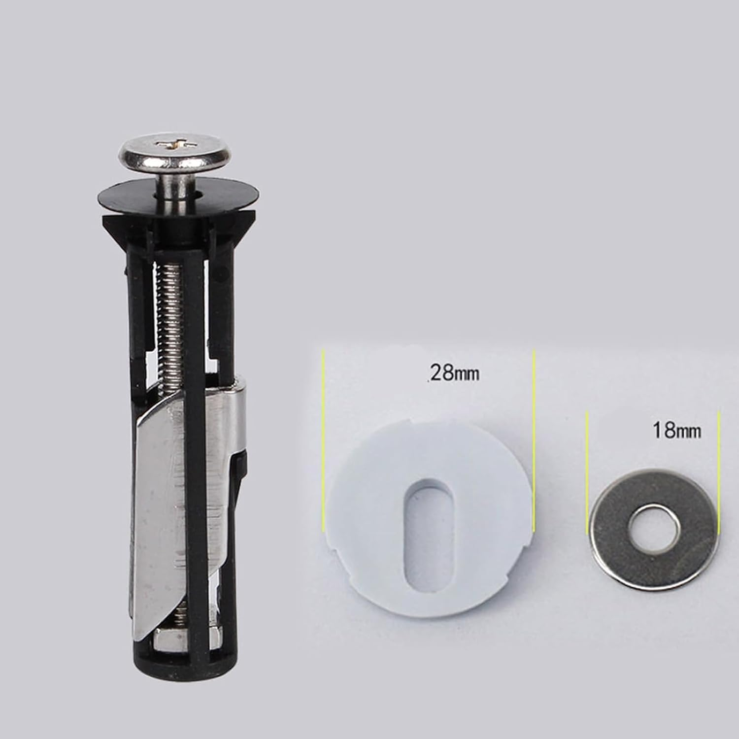 Heavy Duty Toilet Seat Fastener Bolt Kit, 2025 New Universal Toilet Seat Bolt Kit, 2Pcstoilet Seat Bolts Replacement Kit, Nut Screw for Easy Installation and Maintenance of Toilet Seats and Portable image number 3