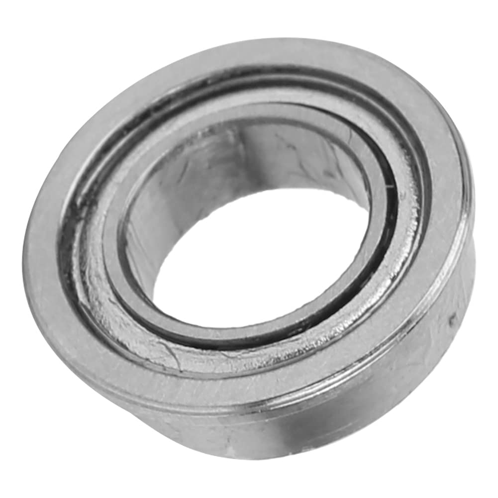 10Pcs MF Type Double Sided Sealing Ball Bearings Deep Groove Steel Bearings for General Use High Speed Angled 15 Degrees (MF106ZZ 6X10X3Mm)