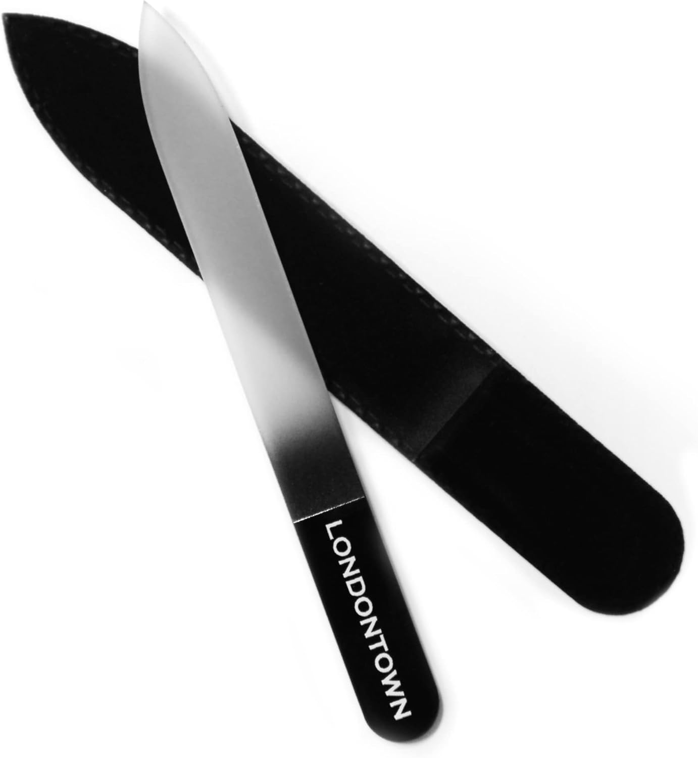 LONDONTOWN Black Glass Nail File, 0.48 Oz. - Black image number 2