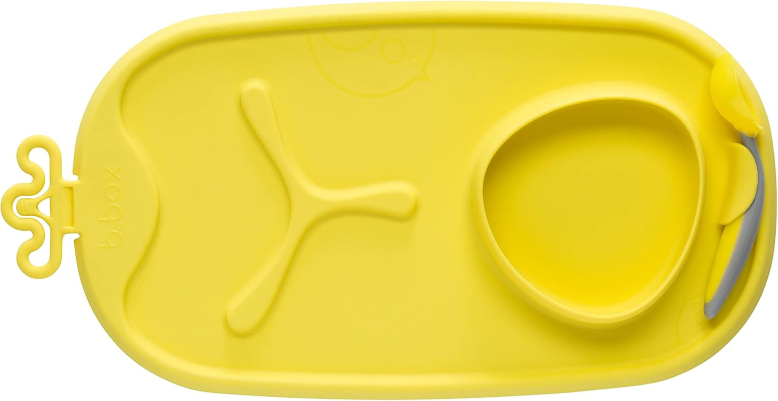 B.Box Roll + Go Mealtime Mate - Lemon Sherbet