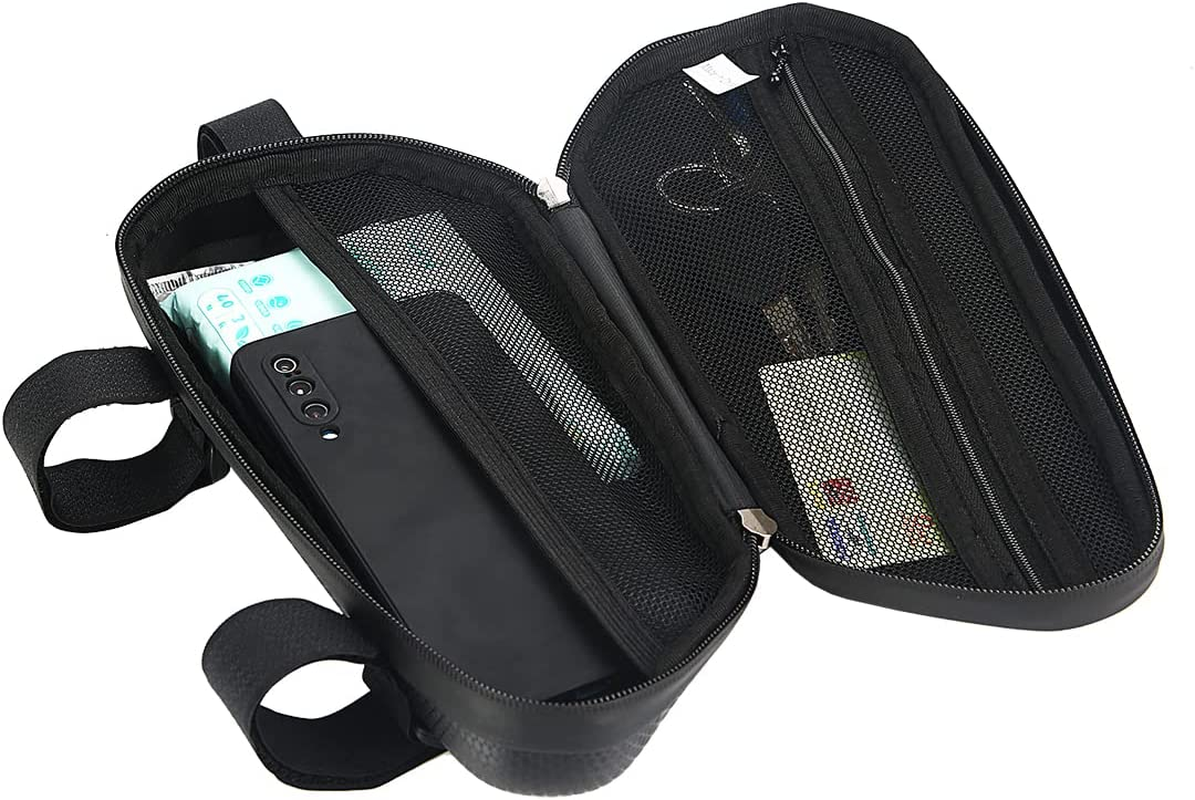 Motorcycle Tail Bag Saddle Bag Bike Waterproof Frame Bag EVA Hard Shell Side Hanging Bag Seat Tube Accessories Storage Packge 2Pcs