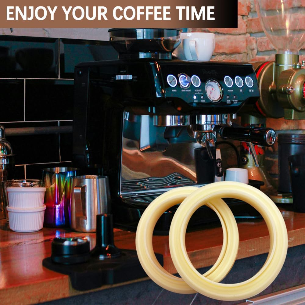 Group Head Seals Compatible with Breville Espresso Machine &ndash; 2 Pack Replacement Parts Compatible with Breville Barista Express & Sage Espresso Machines image number 2