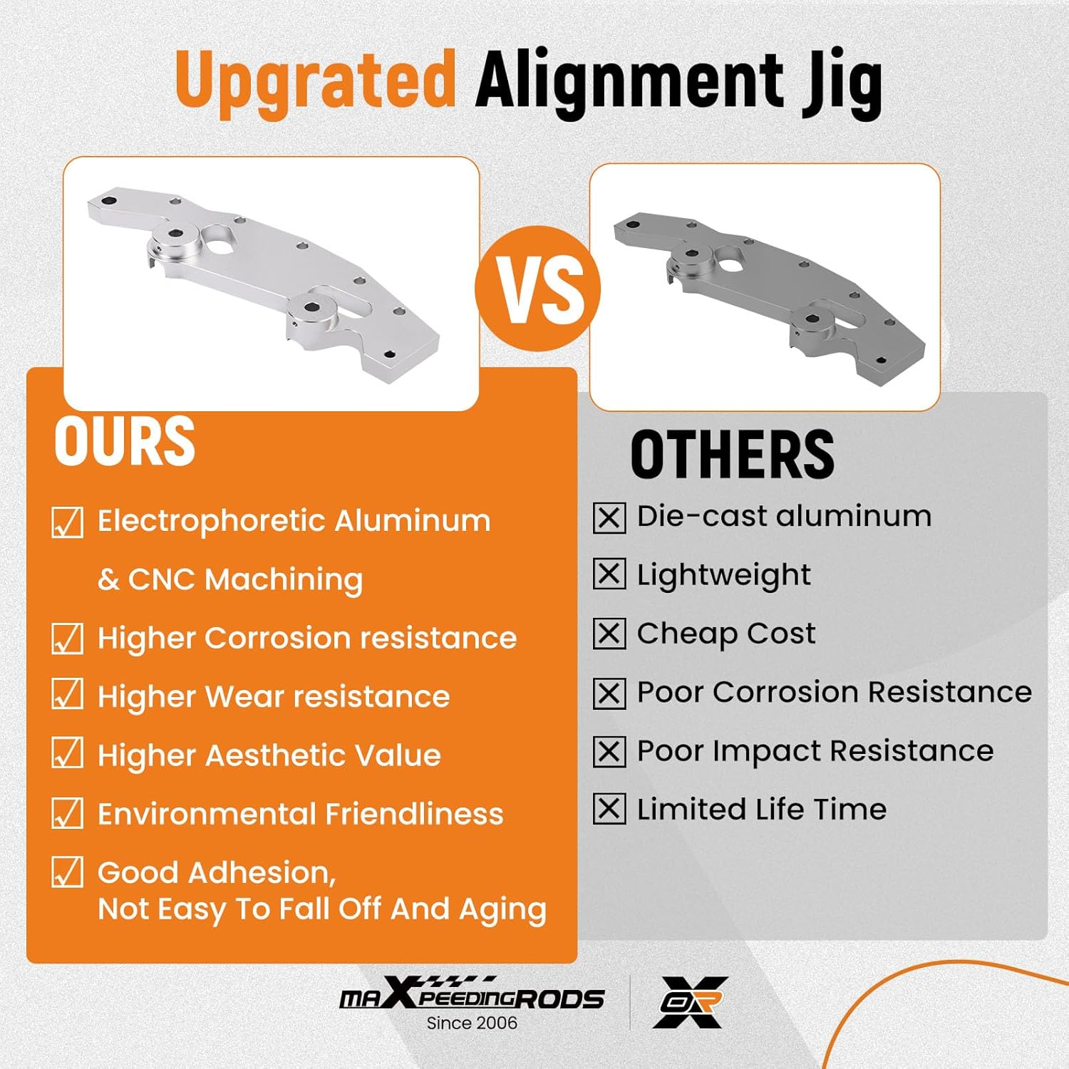 Maxpeedingrods Timing Tool Kit for BMW M52 M52TU M54 M56 6 Cylinder Engine Camshaft Alignment Timing Locking Tool Set, Pack of 8 image number 1