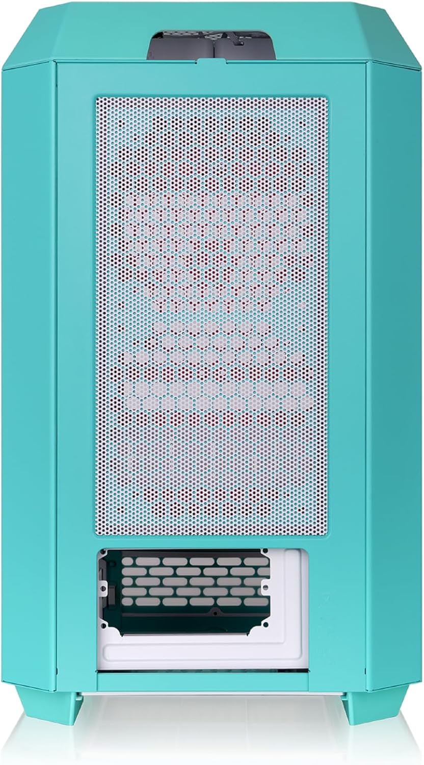 Thermaltake the Tower 250 Tempered Glass Mini Tower Case Mint Strawberry Edition, CA-1Z9-00SLWN-00 image number 2