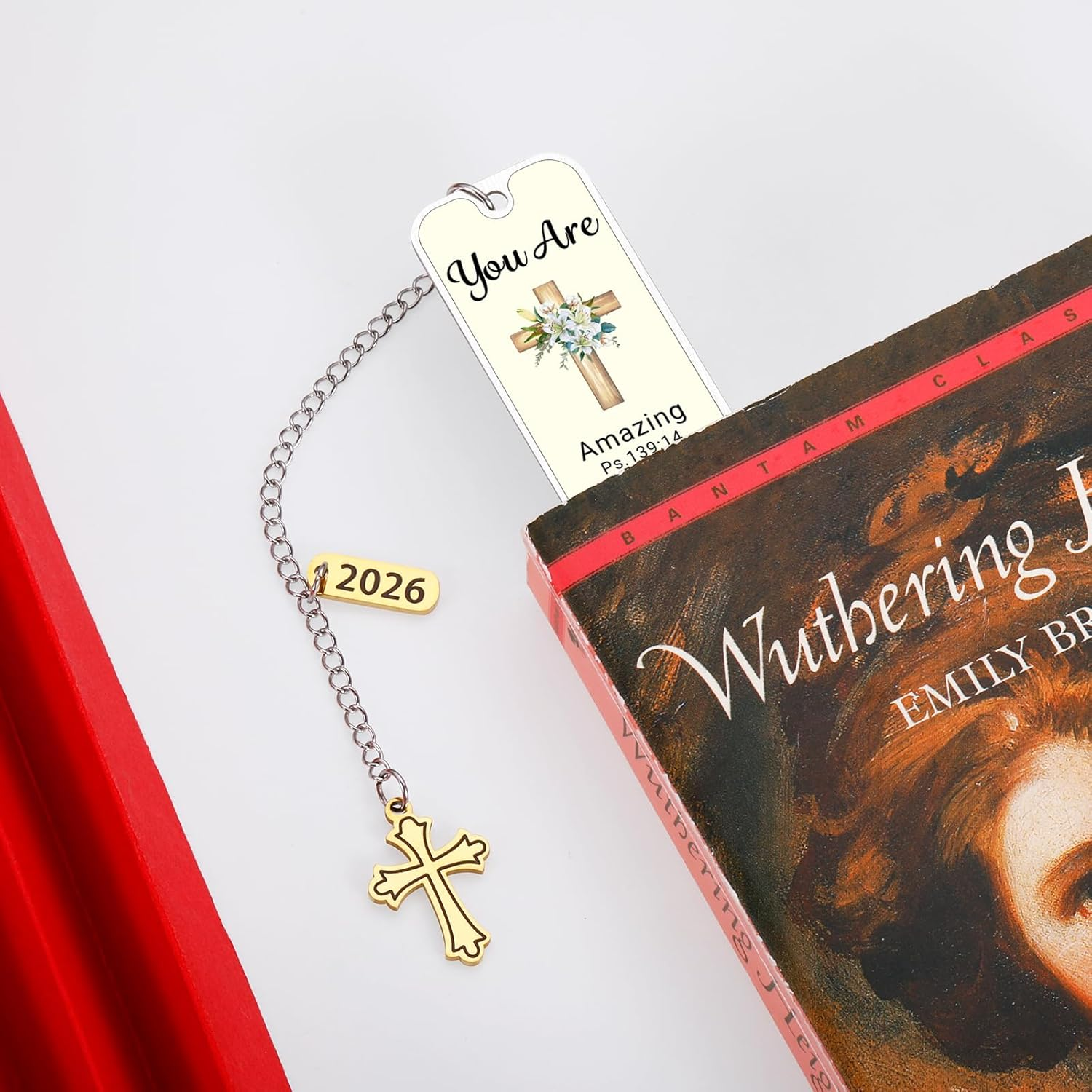 Baptism Gifts for Girls Boys Chritsian Bookmark First Communion Christening Gifts for Goddaughter Godson Godchild Baby Shower Adult Baptism Gifts for Women Men Friends Catholic Religious Bookmarks image number 6