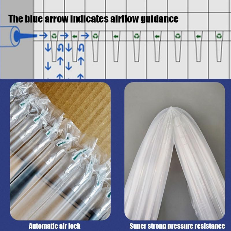 12-Pack Reusable Wine Bottle Travel Protector Bags with Free Pump &ndash; Inflatable Air Column Bubble Packaging for Safe Wine Transportation, Durable & Lightweight image number 4