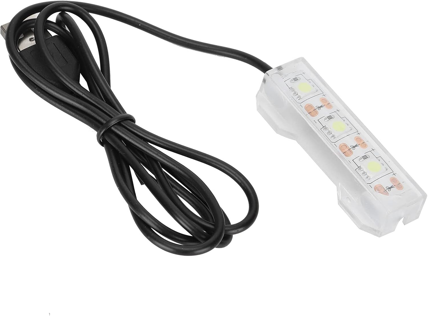 LED Aquarium Light, Lightweight Aquarium USB Light, Waterproof USB Charging Plastic 2.4X0.8 Inch for Aquarium Fish image number 1