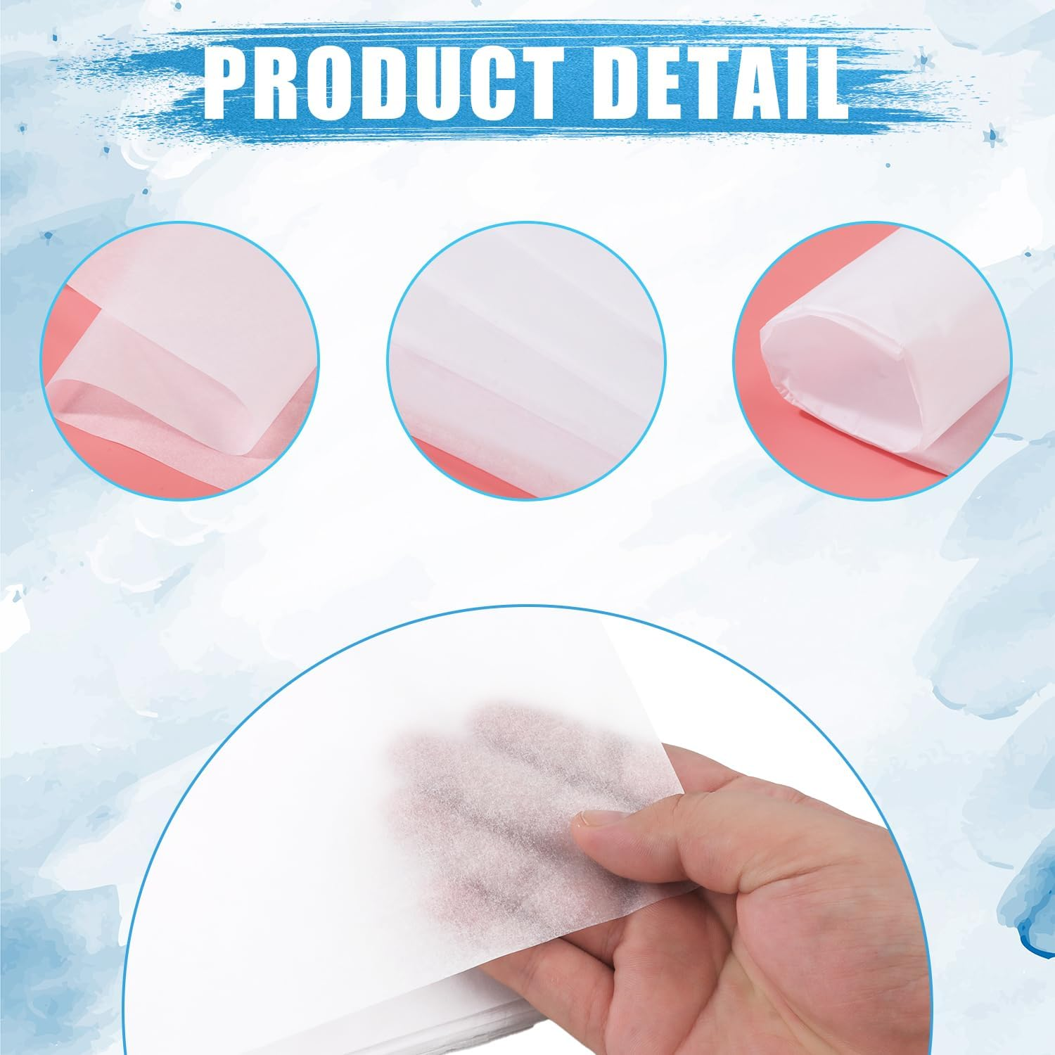 50 Sheets Acid-Free Tissue Paper, 20X30 Inch Acid-Free Wrapping Tissue Paper Archival Tissue Paper Acid-Free Paper for Protecting Storing Clothes Crafts (White) image number 4