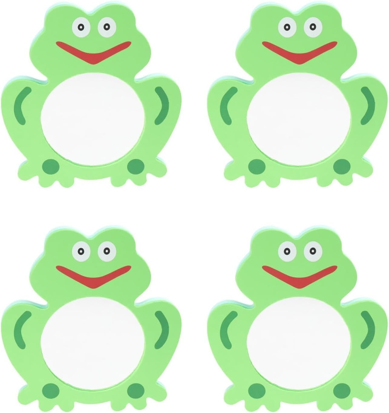 4 Pcs Frog Bath Mirror Kidcraft Playset Bath Time Baby Toys Kid Toys Funny Bath Time Toys Toddler Bath Toys Interactive Baby Bath Toys Bathtub Toys Child Animal Clockwork Eva image number 1