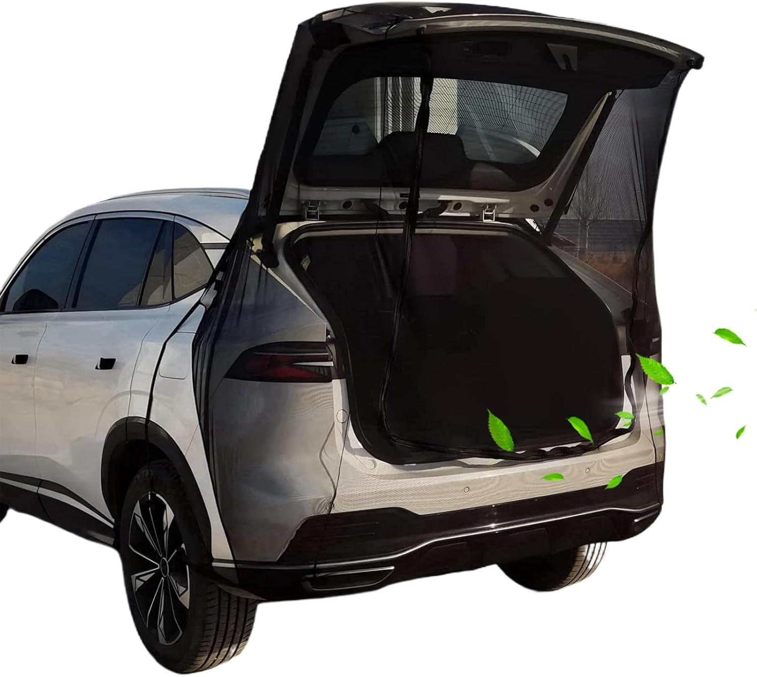 Tent Tailgate Shelter - Car Awning Camping Sun Shelter | Car Awning Tent | Anti-Gnat Mesh Cover Ventilation for Tailgate Setups Toilet Privacy for Beach Roadside RV Truck Bed Long Travel