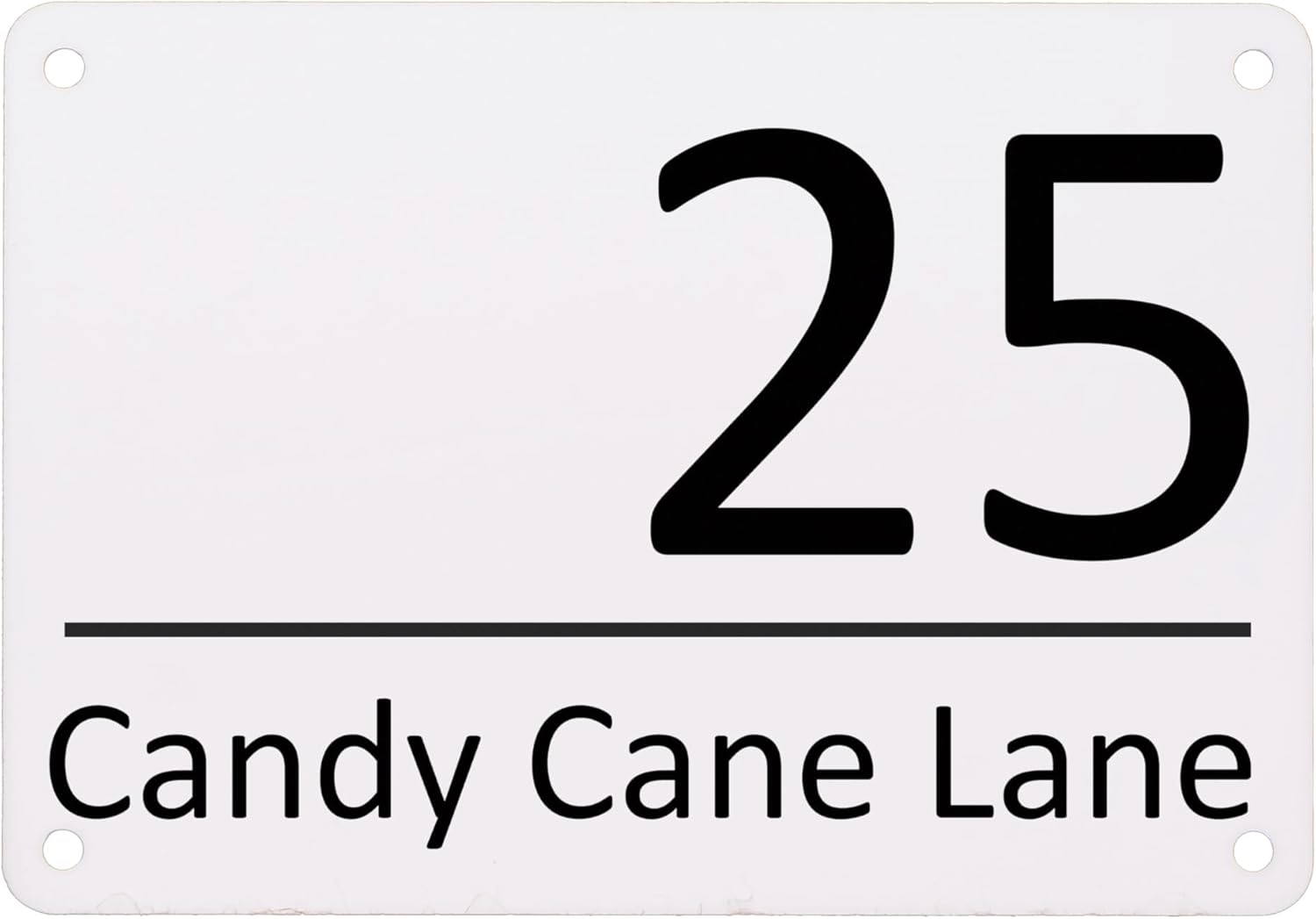 Custom House Number and Street Name Address Sign Plaque Business Address (With Self-Adhesive at Back, 20X28Cm)