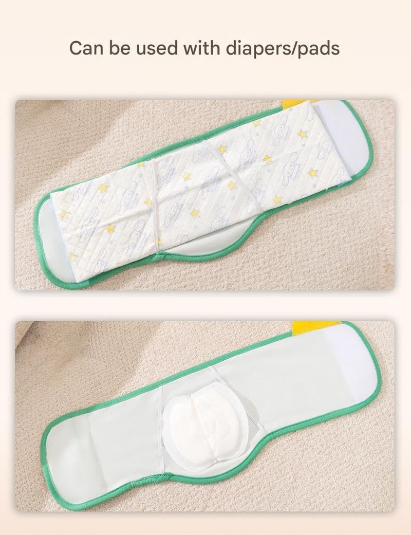 Dog Diaper,Male Dog Belly Bands Physiological Pants Washable Reusable,Adjustable and Leakproof Doggie Sanitary Panties for Small Medium and Large Dogs (L) image number 5