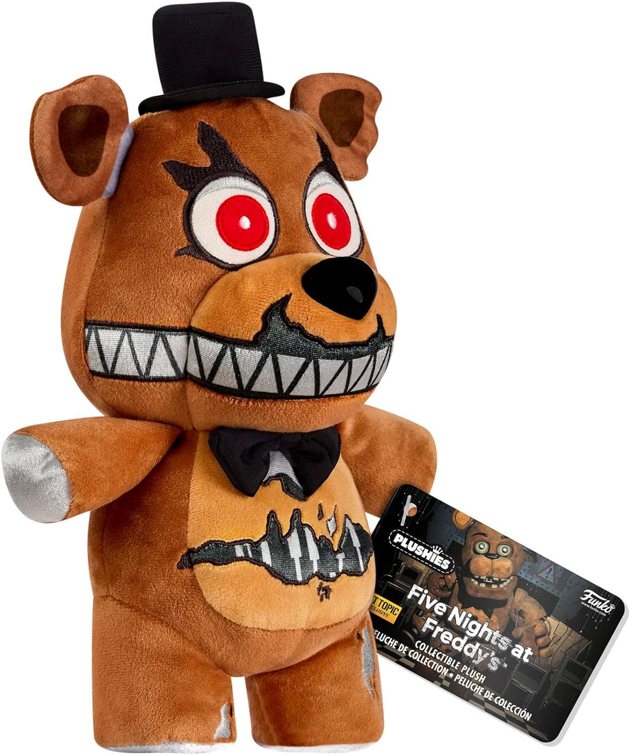Funko Five Nights at Freddy'S - Nightmare Freddy Plush Figure Toy, 10-Inch Height image number 2