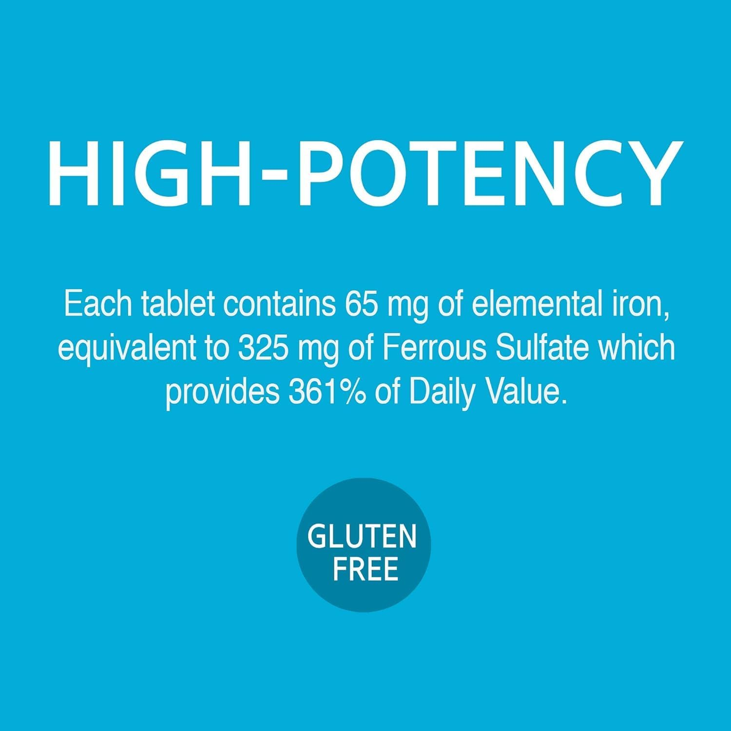 21St Century Iron 65 Mg Ferrous Sulfate 325 Mg Tablets, 100 Count image number 2