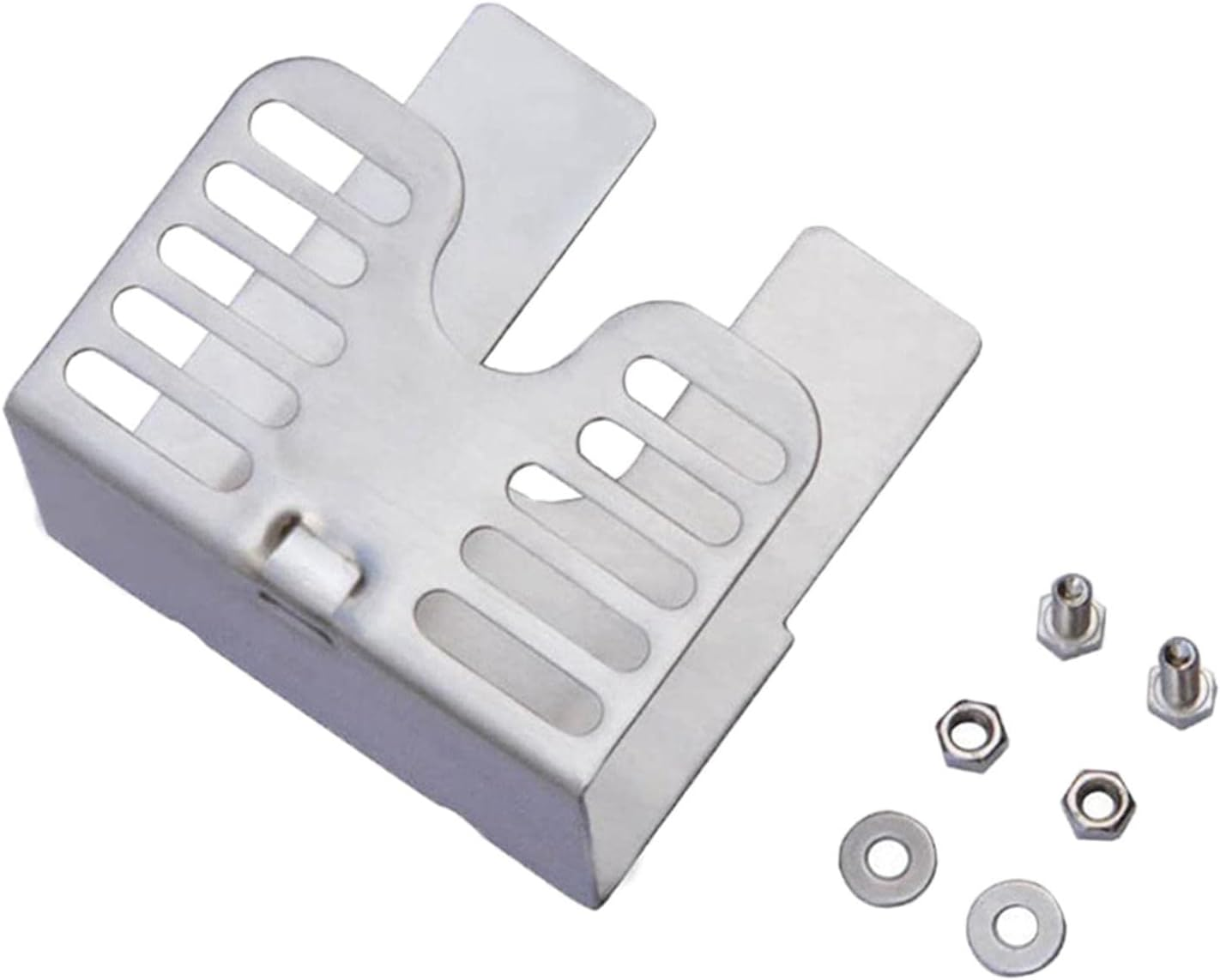 Electric Grill Motor Bracket Accessory Support with Screws Ordinary Kit Stainless Steel Bracket Rotisserie Rod Rack for Outdoor Camping BBQ image number 4