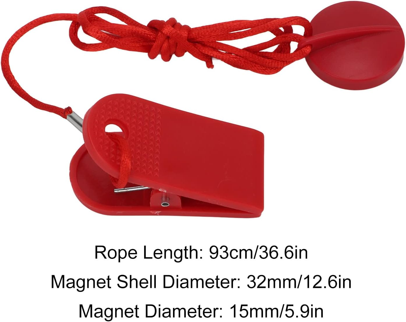 Fitness Magnetic Key, Universal Treadmill Safety Key Power Clip Safe Use Exercise image number 4