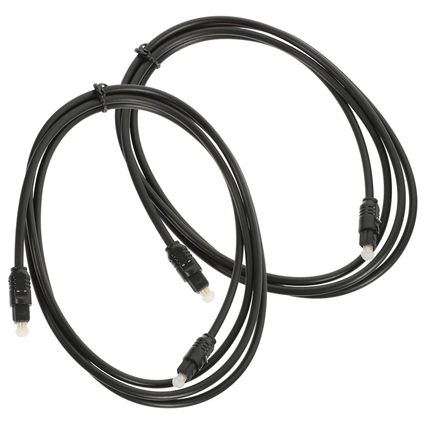 HOMSFOU 2Pcs 1.5M Optical Audio Cable Digital Optical Cable for Tv and Home Theater, Male to Male Fiber Optic Audio Cord Compatible with DVD, Cd, and Game Console Connections image number 5